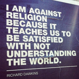 Atheism Against religion