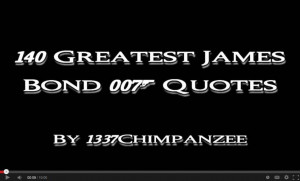 James Bond Quotes License To Quote The Funny World Of 007 Book