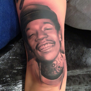 Amber Rose Tattoos Wiz Khalifa, Dogs & Mother PHOTOS, Inks Loved Ones ...