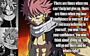 Fairy Tail Quotes Natsu Natsu, confidence by xela-