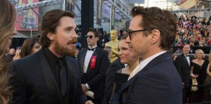 Christian Bale y Robert Downey Jr.