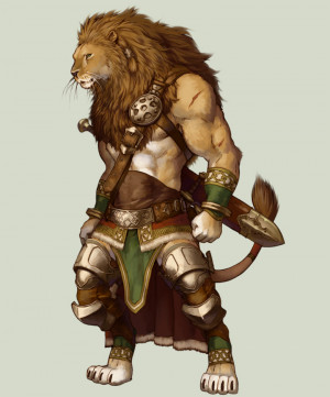 Lion Warrior by koutanagamori