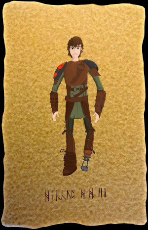 Digital Painting of HTTYD 2 Hiccup