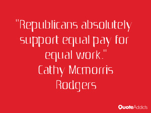 Republicans absolutely support equal pay for equal work Wallpaper 3