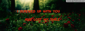 screwed up with you and lost my Profile Facebook Covers