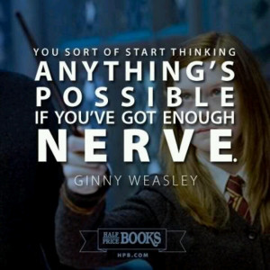 my senior quote by ginny weasley