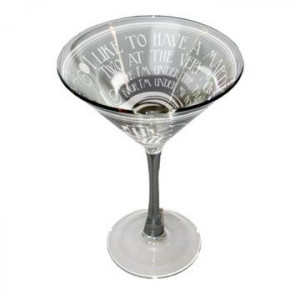 Dorothy Parker Martini now featured on Fab.