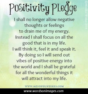 Power of positive thinking quotes