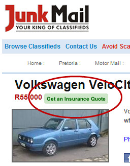 ... opportunity to apply for an insurance quote directly from our website