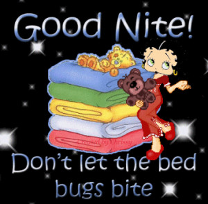 Glitter Text » Greetings » Betty Boop, good Night