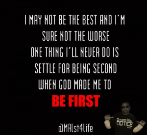 MAY NOT BE THE BEST AND IM SURE NOT THE WORSE ONE THING ILL NEVER DO ...