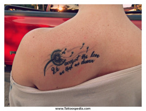 Flower Tattoos Underarm 5 » Flower Tattoos With Banners 4