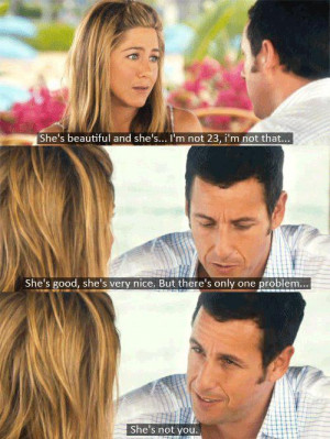 ... funny, jennifer aniston, just go with it, love, movie, phrase, quote
