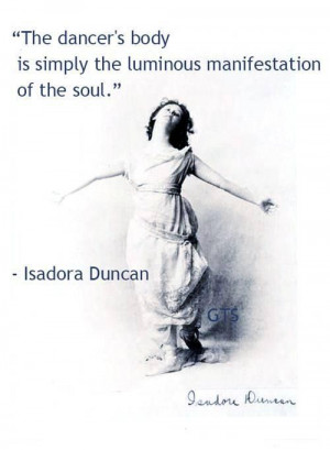 Isadora duncan quotes about dance