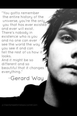 My Chemical Romance ~ Gerard Way