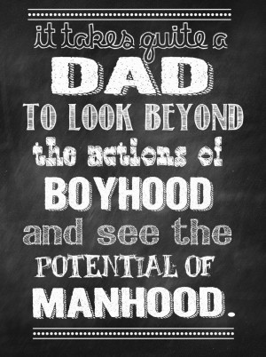 Fathers Day Chalkboard Printables