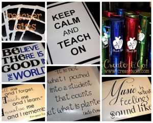 20 Teacher Gift Ideas from The Silhouette Challenge