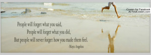 Maya Angelou quote Profile Facebook Covers