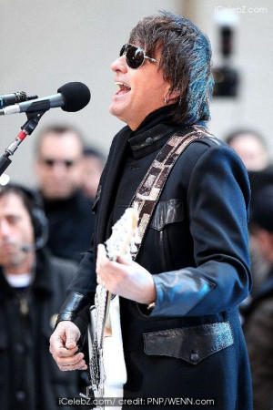 Bon Jovi performing live at the Rockefeller Center as part of the ...