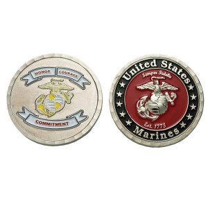 Honor Courage Commitment Coin