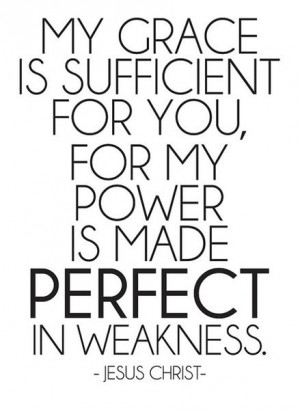 My Grace Is Sufficient!