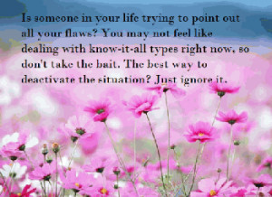 What would you do if rude people kept pointing out your flaws to ...