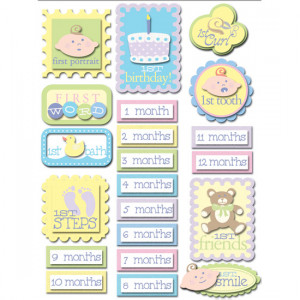 and Company - Baby Collection - Grand Adhesions Stickers - Baby ...
