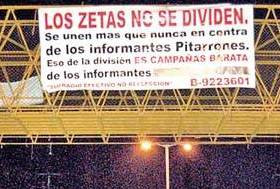 Zetas Narco Banners: We Are Not Dividing
