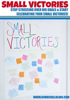 ... Small, Diy Management, Work Counseling, Small Victory, Celebrate Small