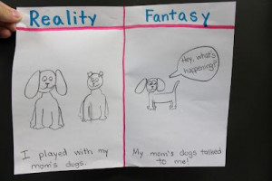 teaching realistic fiction vs. fantasy
