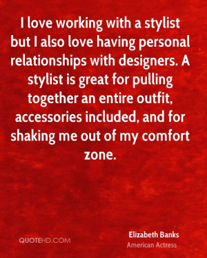 love working with a stylist but I also love having personal ...