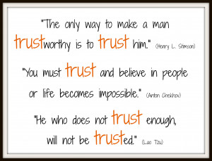 ... look toward building trust in relationships where you’ve been hurt