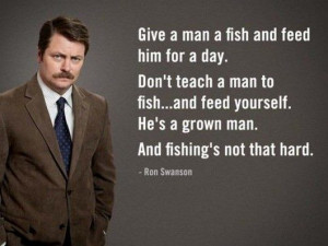 ... inspirational quotes, ron swanson, epic, epic win, Top 10 Ron Swanson