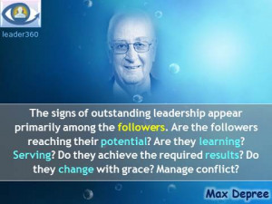 Max Depree leadership quotes: The signs of outstanding leadership ...