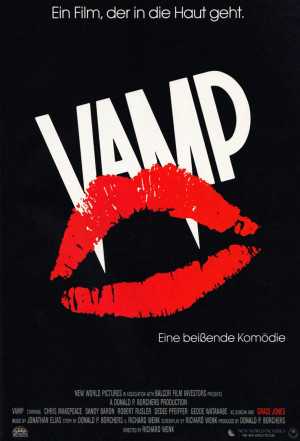 ... Then, in 1986, she starred. in Vamp, a vampire movie In 1992, Jones