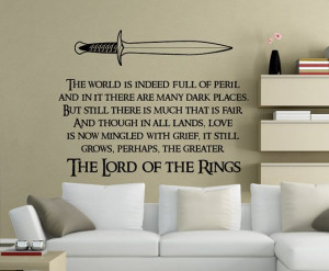 lord of the ring quotes wall quotes the lord of the rings quotes ...
