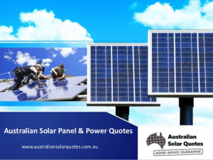 Australian Solar Panel & Power Quotes