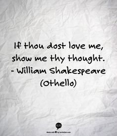 Othello Quotes - William Shakespeare's 