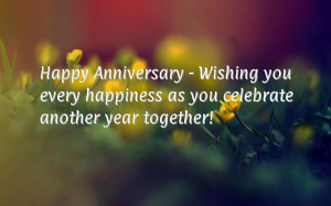Happy Anniversary - Wishing you every happiness as you celebrate ...