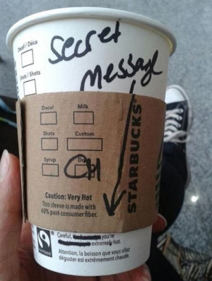 Starbucks’ Secret Message