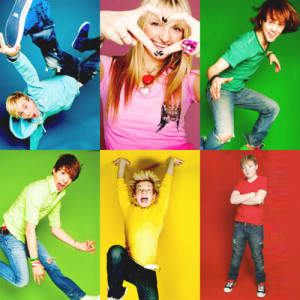 R5 (Blue-Riker, Pink-Rydel, Dark Green-Ratliff, Lime Green-Rocky ...