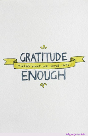 Christian Gratitude Quotes Always be grateful!