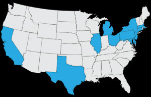 Deregulated States: California, Connecticut, Delaware, Illinois ...