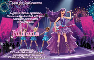 Convite Barbie Pop Star Wallpapers Real Madrid Portal