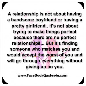 relationship is not about having a handsome boyfriend or having a ...