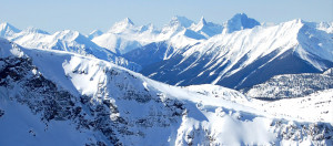 About: Facebook cover with picture of ski tracks and great mountains
