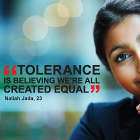 ... mission to end intolerance of religion, sexual orientation and race