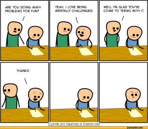 Mentally challenged / Cyanide & Happiness :: guy (dude, fellow ...