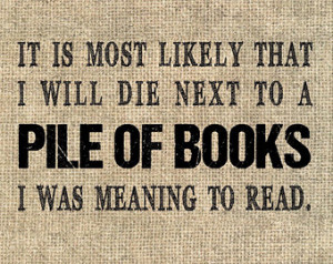 Lemony Snicket literary quote typog raphy print on love for books and ...