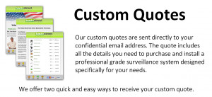 ... quote for a custom designed system. Give us a call during business